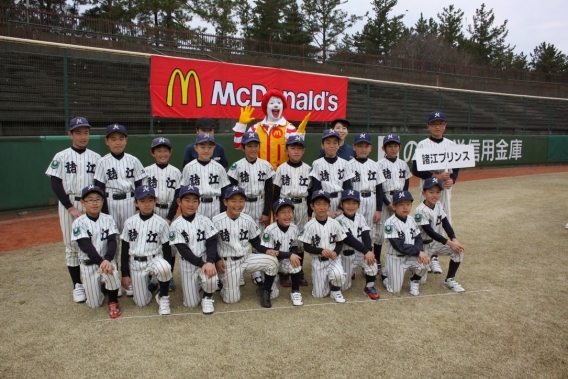 石川県学童野球連盟創立２５周年記念式典と交歓試合（Ｈ27.3.29））